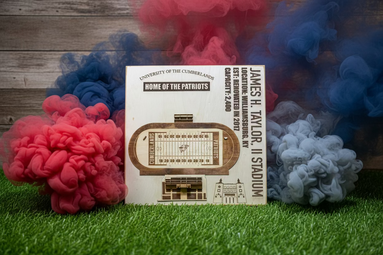 James H. Taylor II Stadium Display - University of the Cumberlands Patriots