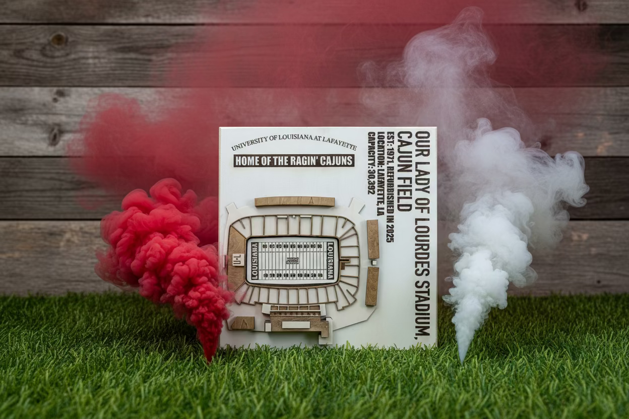 Our Lady of Lourdes Stadium, Cajun Field Display - ULL Ragin' Cajuns