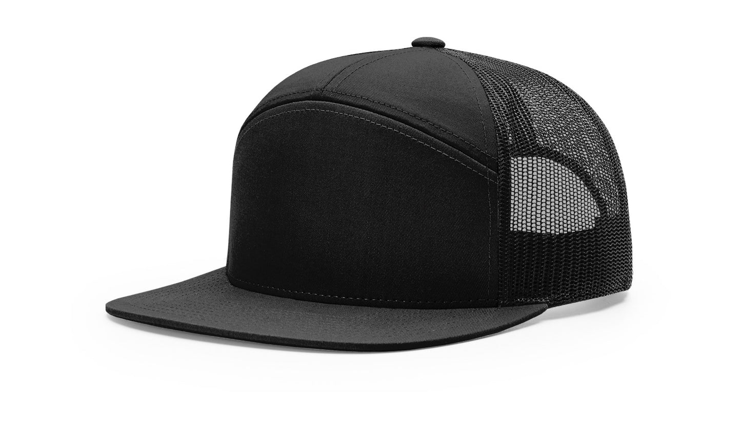 RICHARDSON: 168 7-Panel Flatbill Snapback