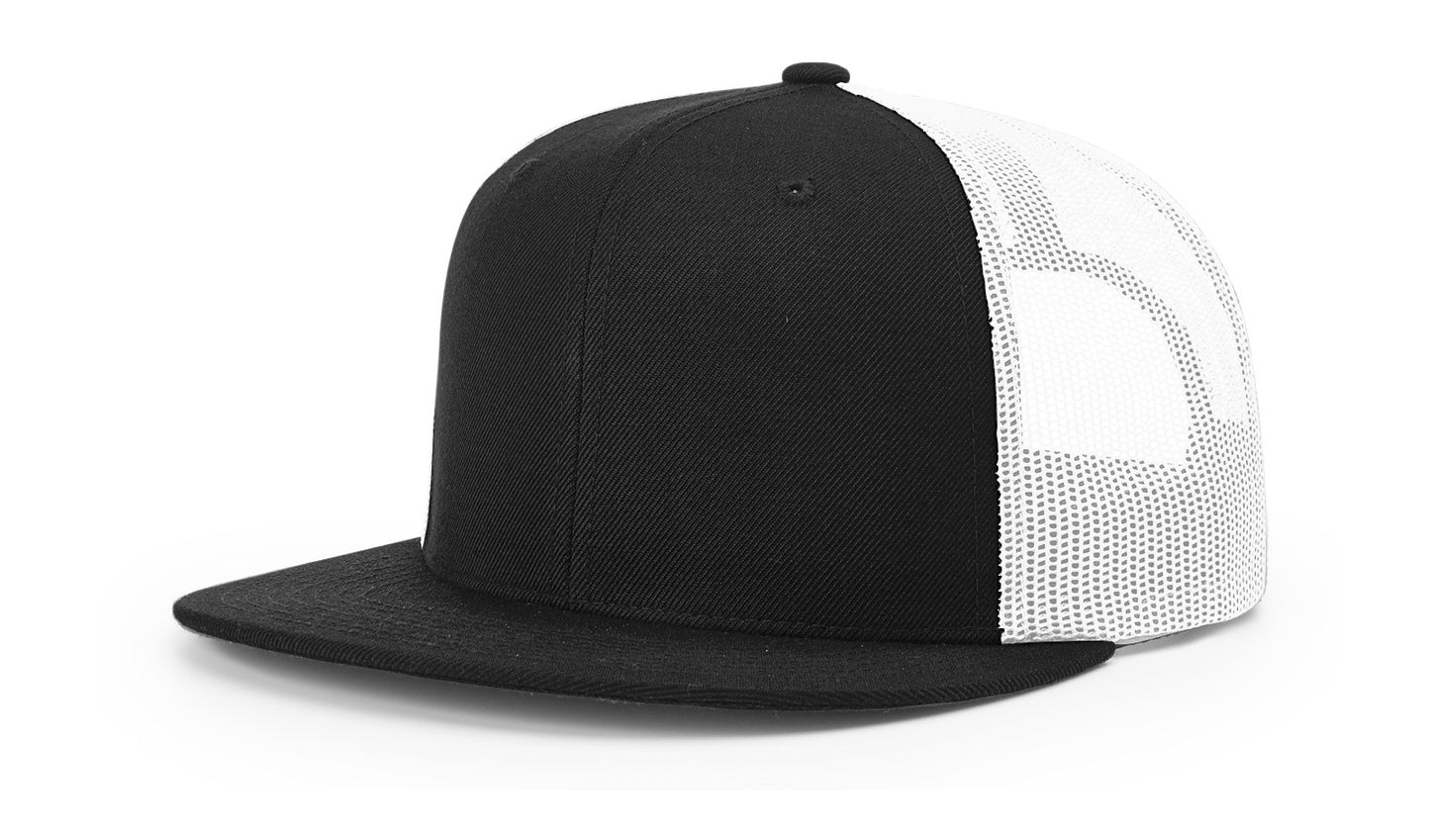 RICHARDSON: 511 Acrylic-Wool Blend Flatbill Trucker Snapback
