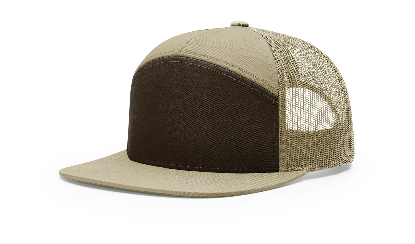 RICHARDSON: 168 7-Panel Flatbill Snapback