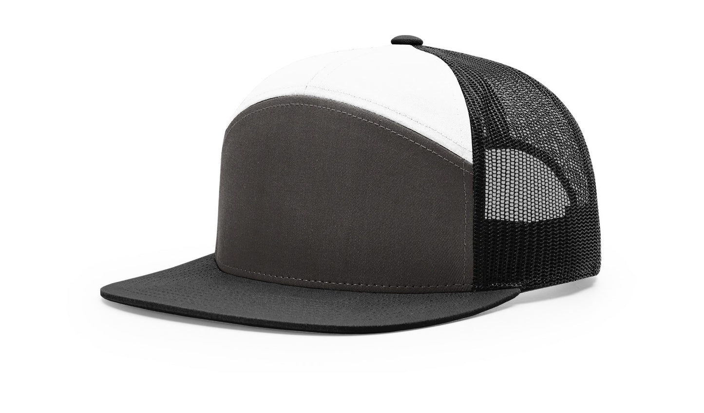 RICHARDSON: 168 7-Panel Flatbill Snapback