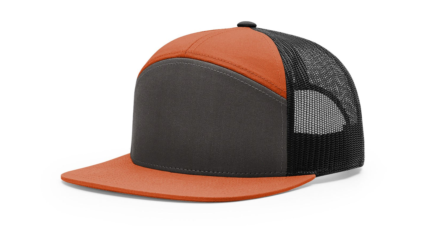 RICHARDSON: 168 7-Panel Flatbill Snapback