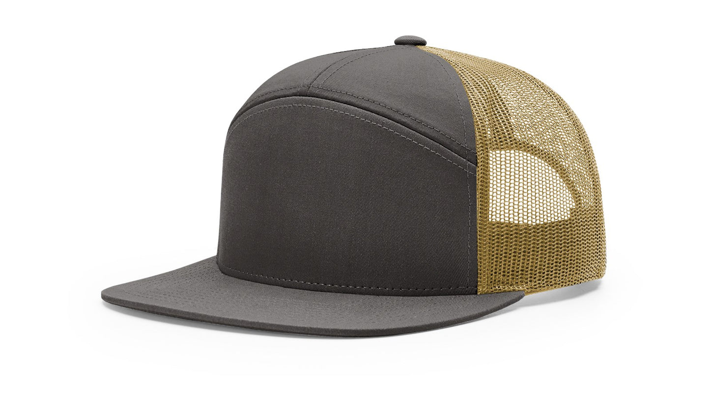 RICHARDSON: 168 7-Panel Flatbill Snapback