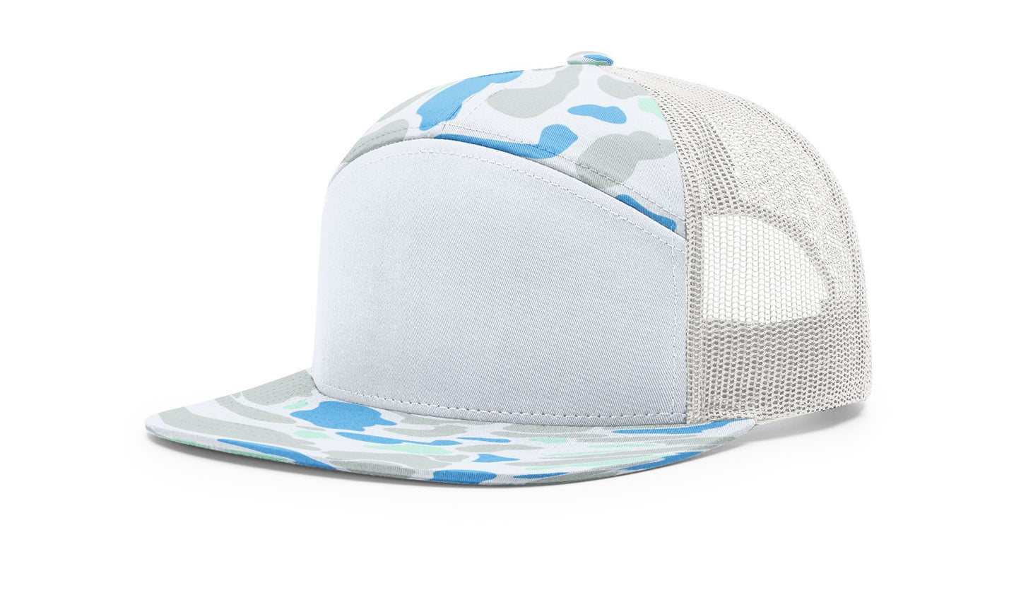 RICHARDSON: 168 7-Panel Flatbill Snapback