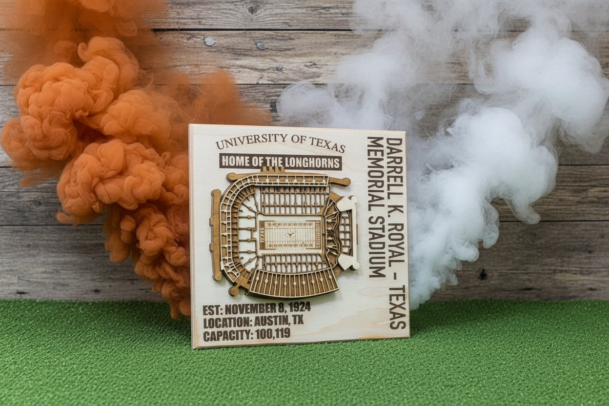 Darrell K. Royal - Texas Memorial Stadium Display - Texas Longhorns