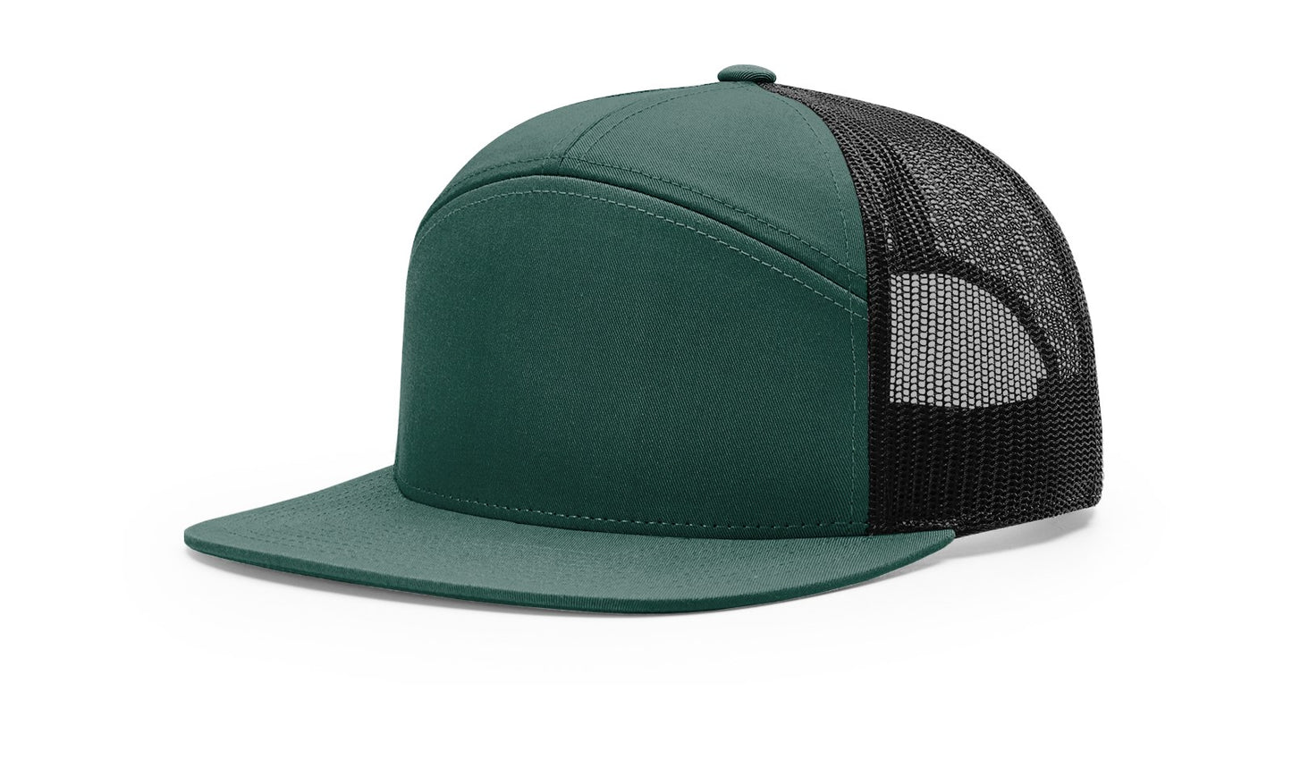 RICHARDSON: 168 7-Panel Flatbill Snapback