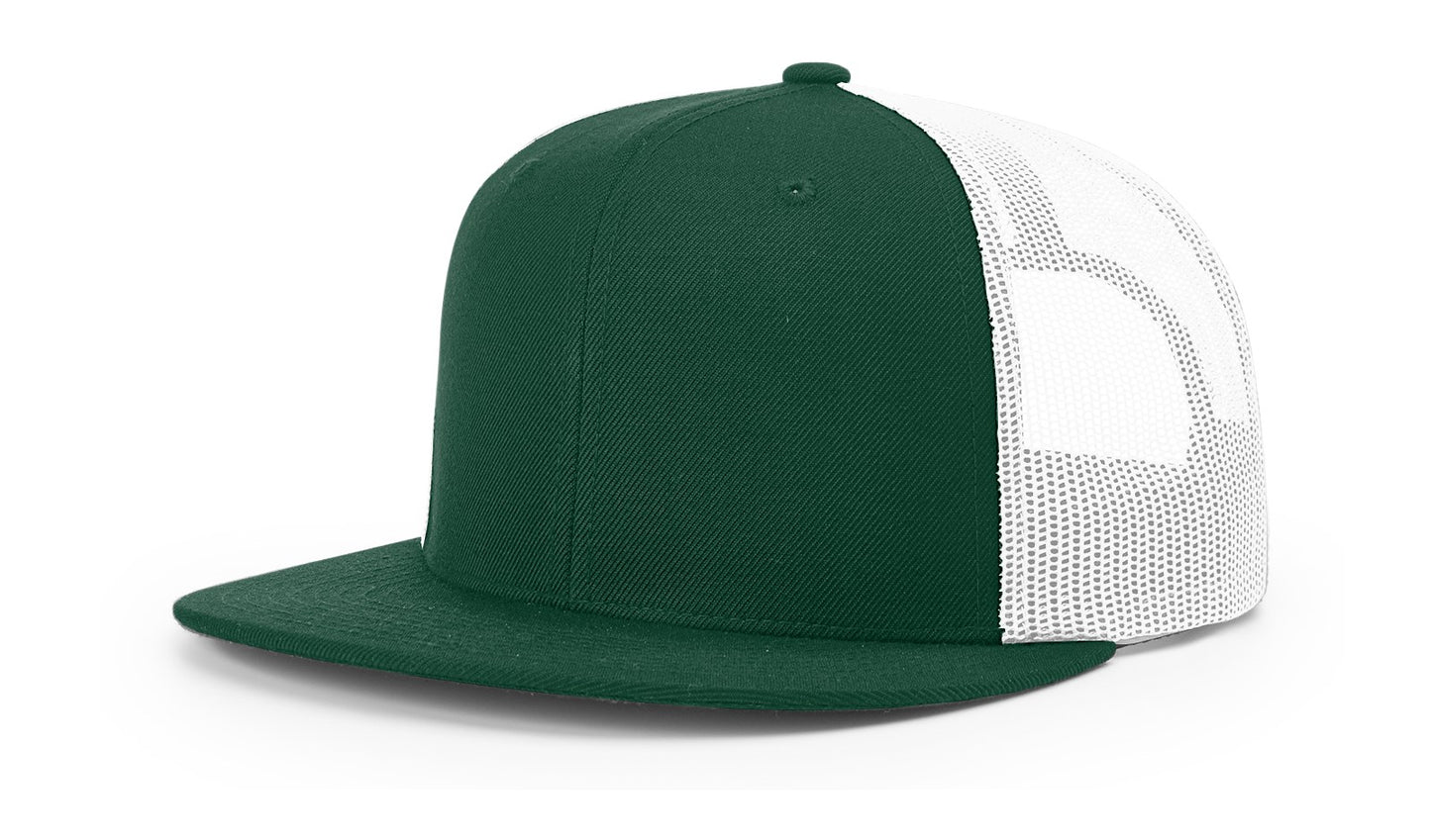 RICHARDSON: 511 Acrylic-Wool Blend Flatbill Trucker Snapback
