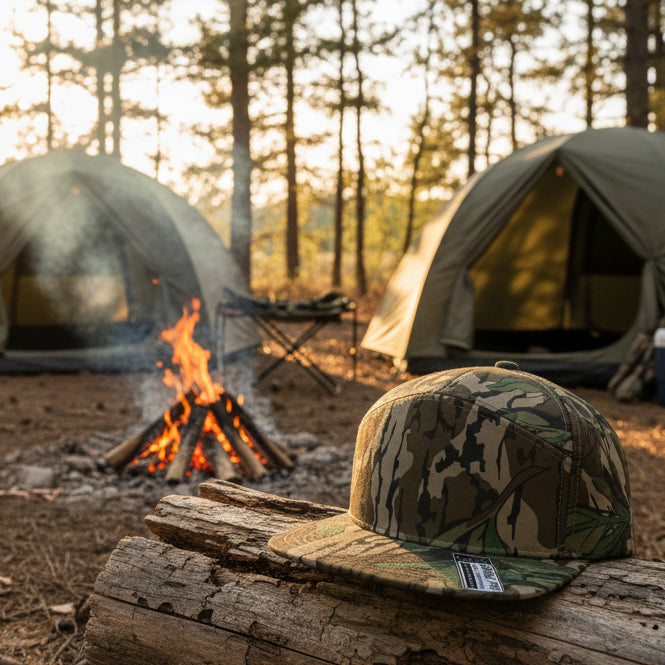 SA7AGE PRO MOSSY OAK - 7 Panel Snapback