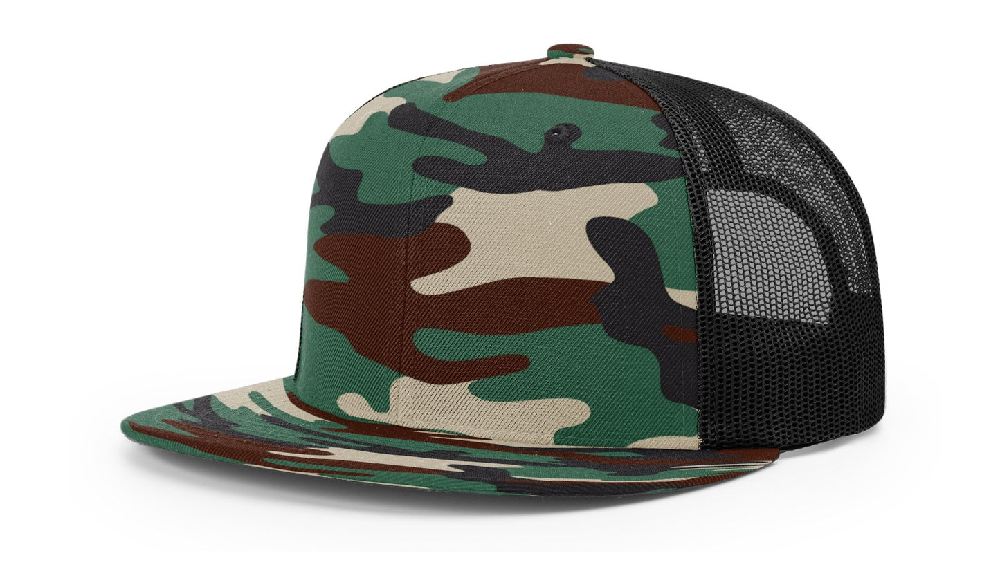 RICHARDSON: 511 Acrylic-Wool Blend Flatbill Trucker Snapback