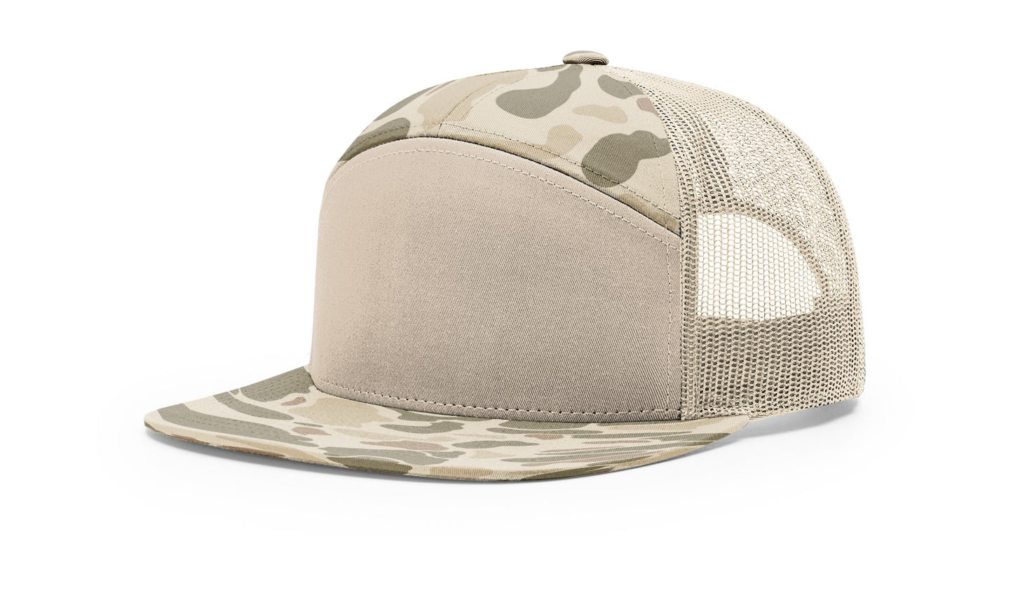 RICHARDSON: 168 7-Panel Flatbill Snapback