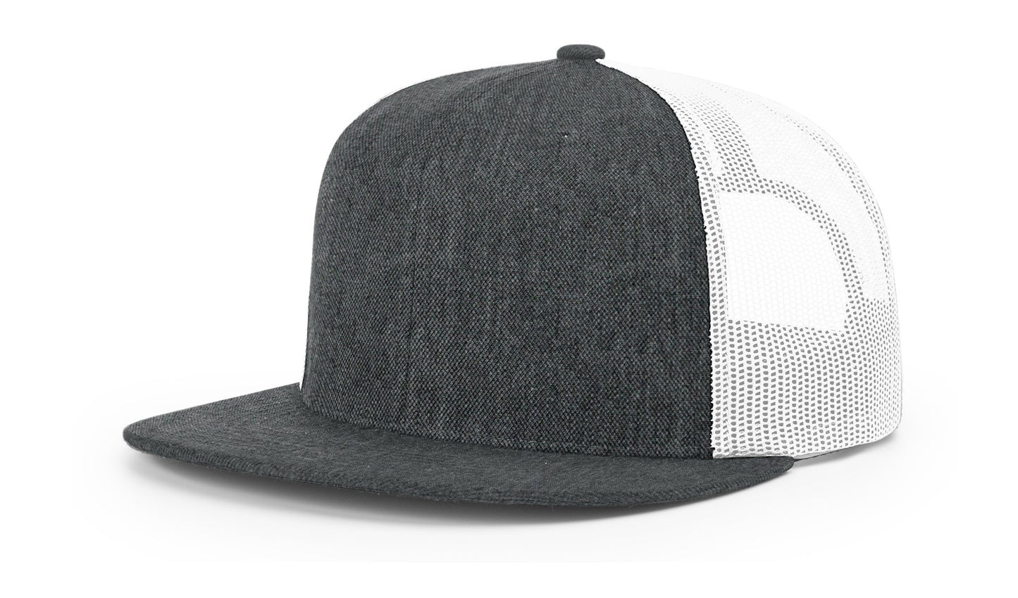 RICHARDSON: 511 Acrylic-Wool Blend Flatbill Trucker Snapback