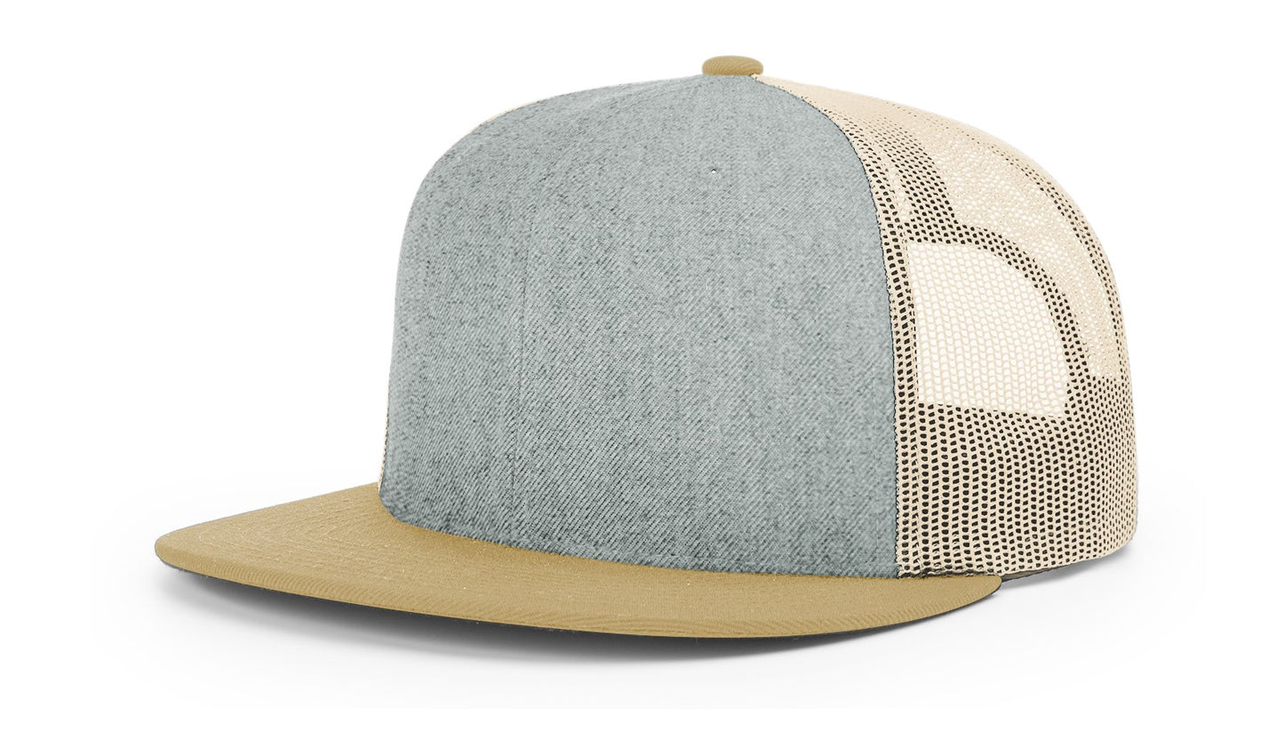 RICHARDSON: 511 Acrylic-Wool Blend Flatbill Trucker Snapback