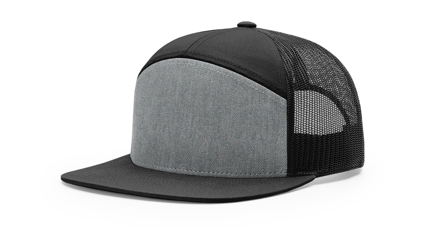 RICHARDSON: 168 7-Panel Flatbill Snapback