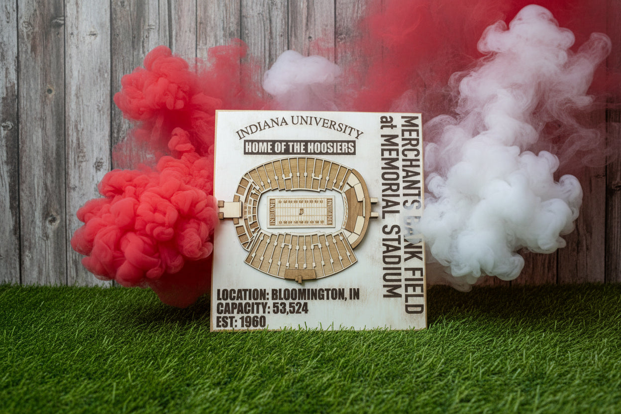 Merchants Bank Field at Memorial Stadium Display - Indiana Hoosiers