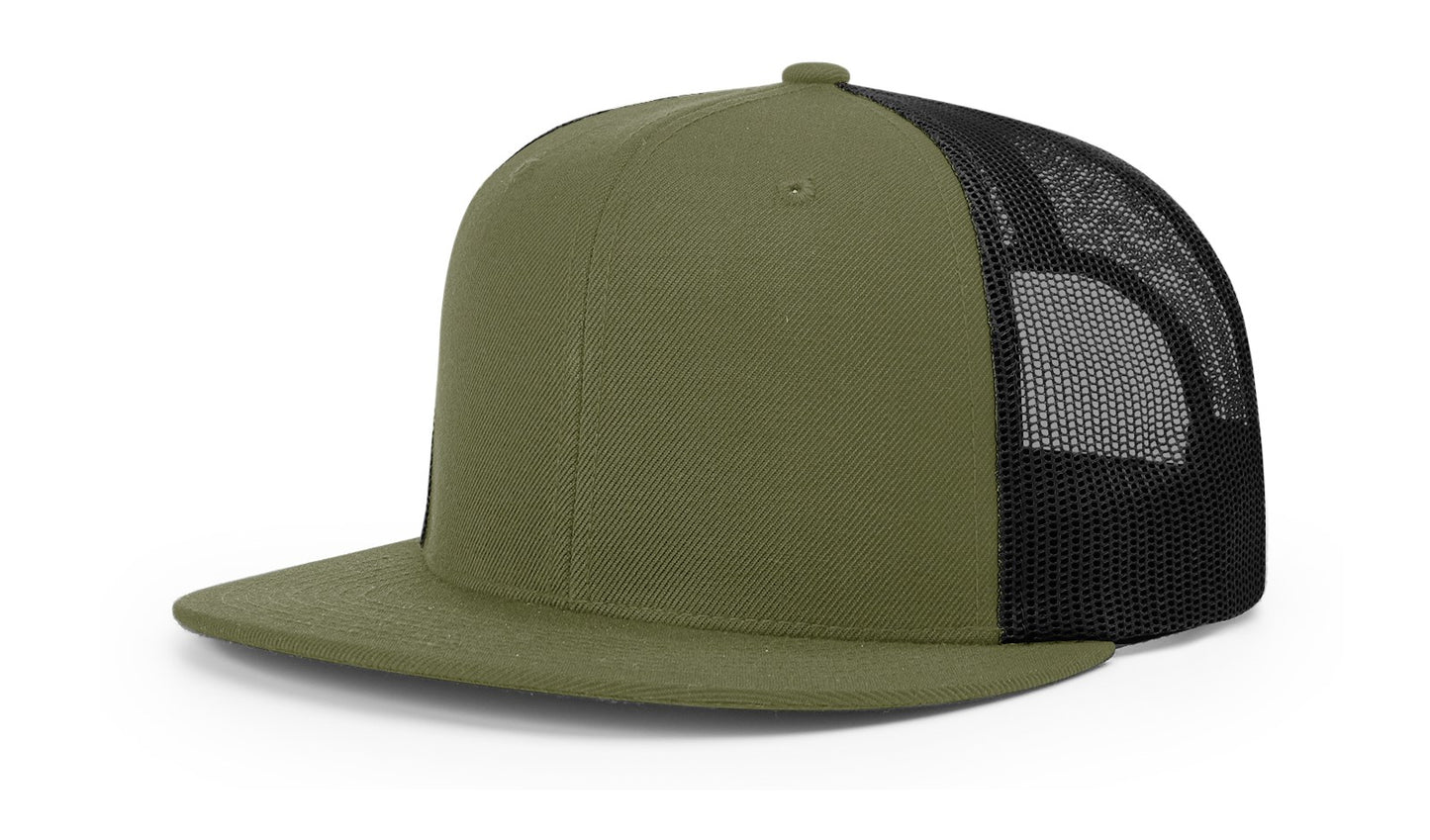 RICHARDSON: 511 Acrylic-Wool Blend Flatbill Trucker Snapback