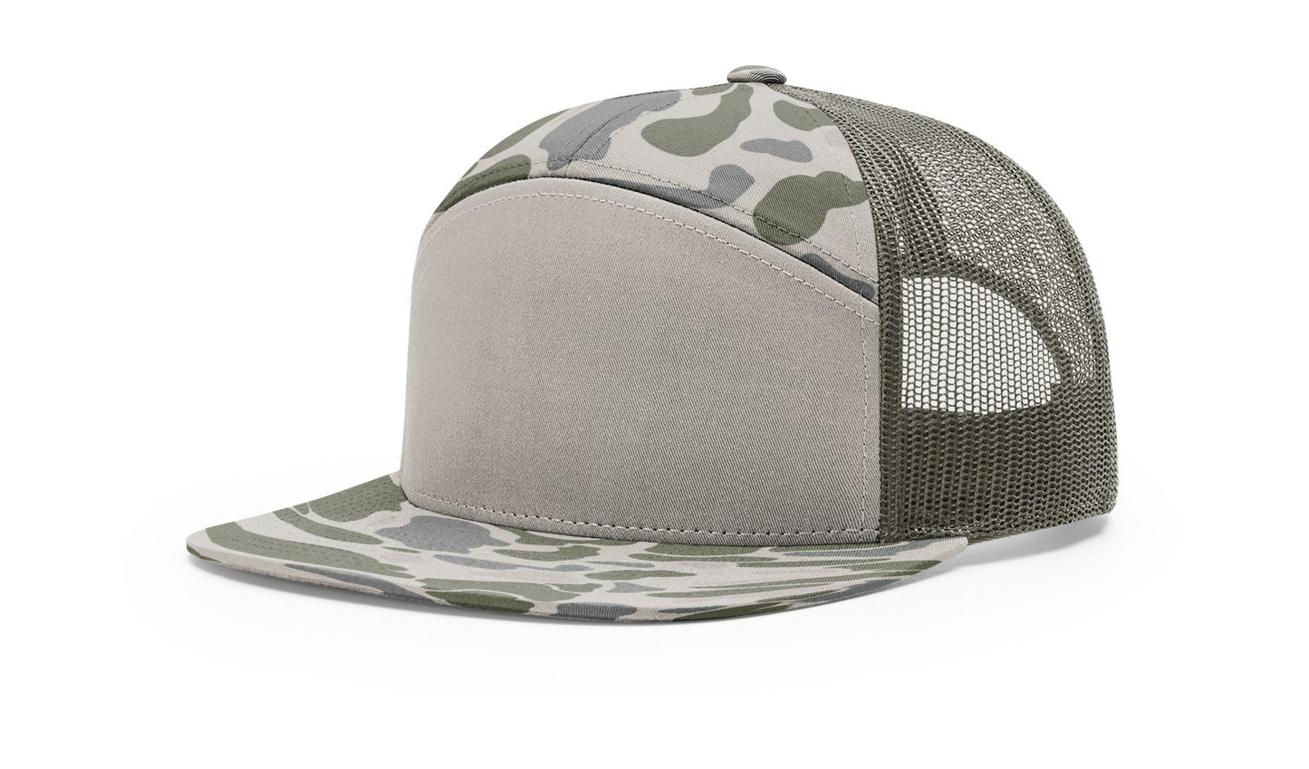 RICHARDSON: 168 7-Panel Flatbill Snapback