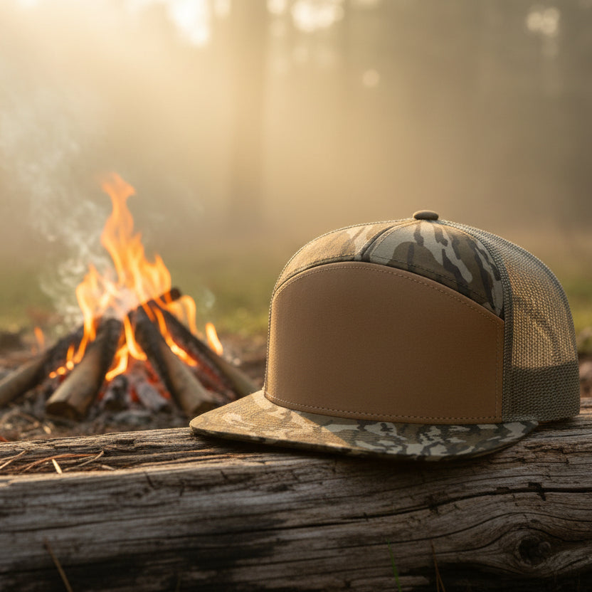 RICHARDSON: 168 7-Panel Flatbill Snapback