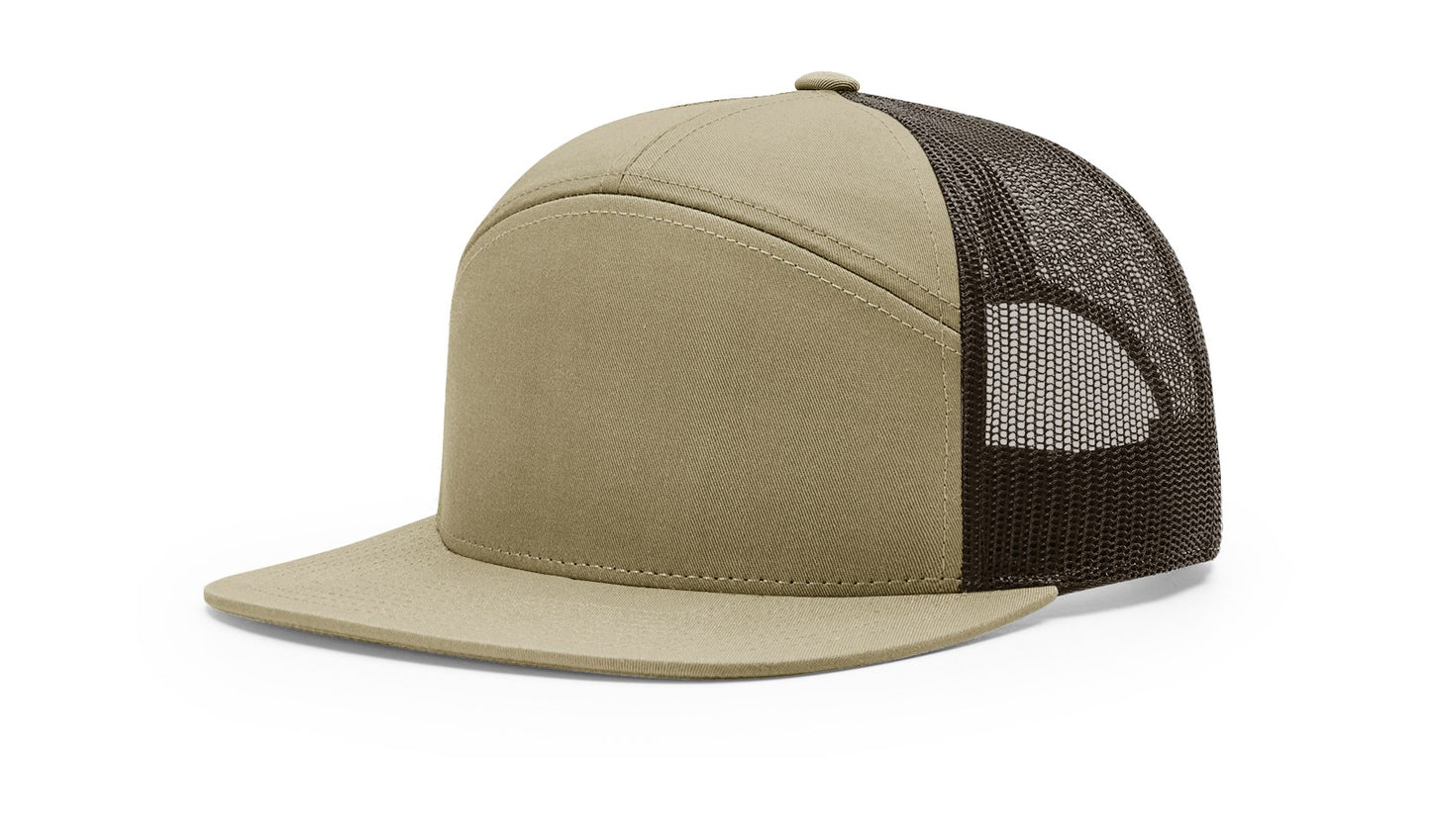RICHARDSON: 168 7-Panel Flatbill Snapback