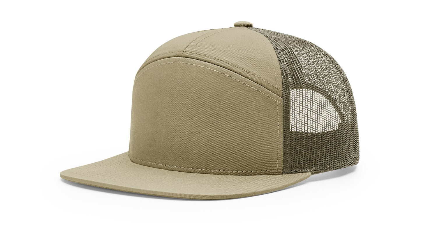 RICHARDSON: 168 7-Panel Flatbill Snapback