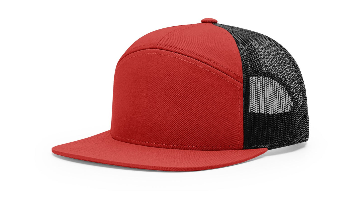 RICHARDSON: 168 7-Panel Flatbill Snapback