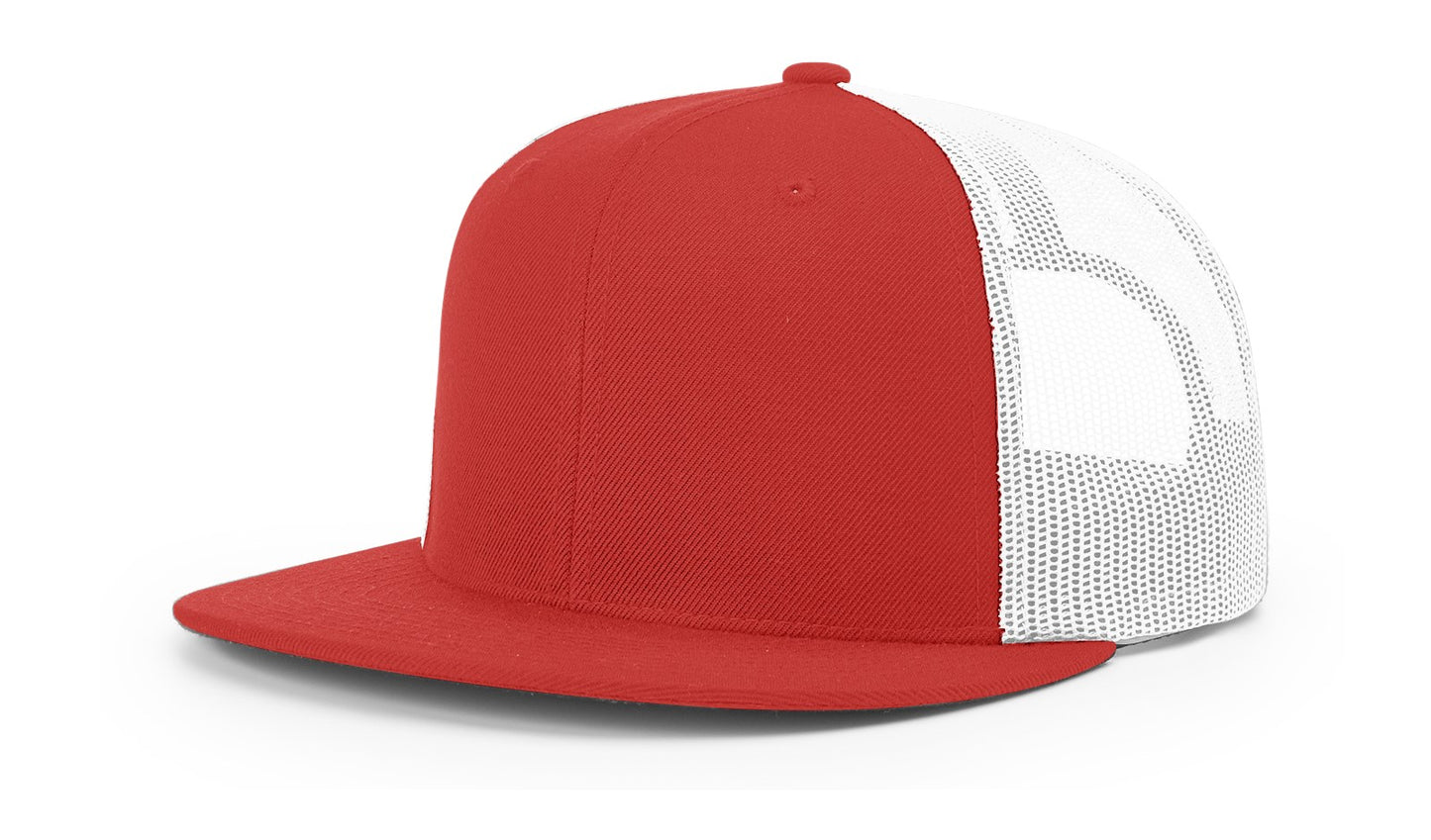 RICHARDSON: 511 Acrylic-Wool Blend Flatbill Trucker Snapback