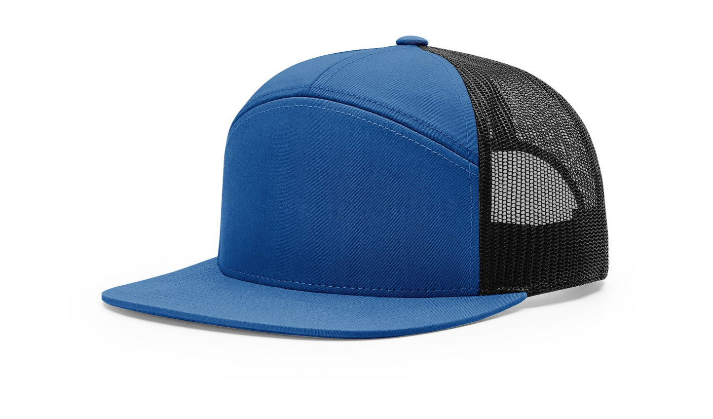 RICHARDSON: 168 7-Panel Flatbill Snapback